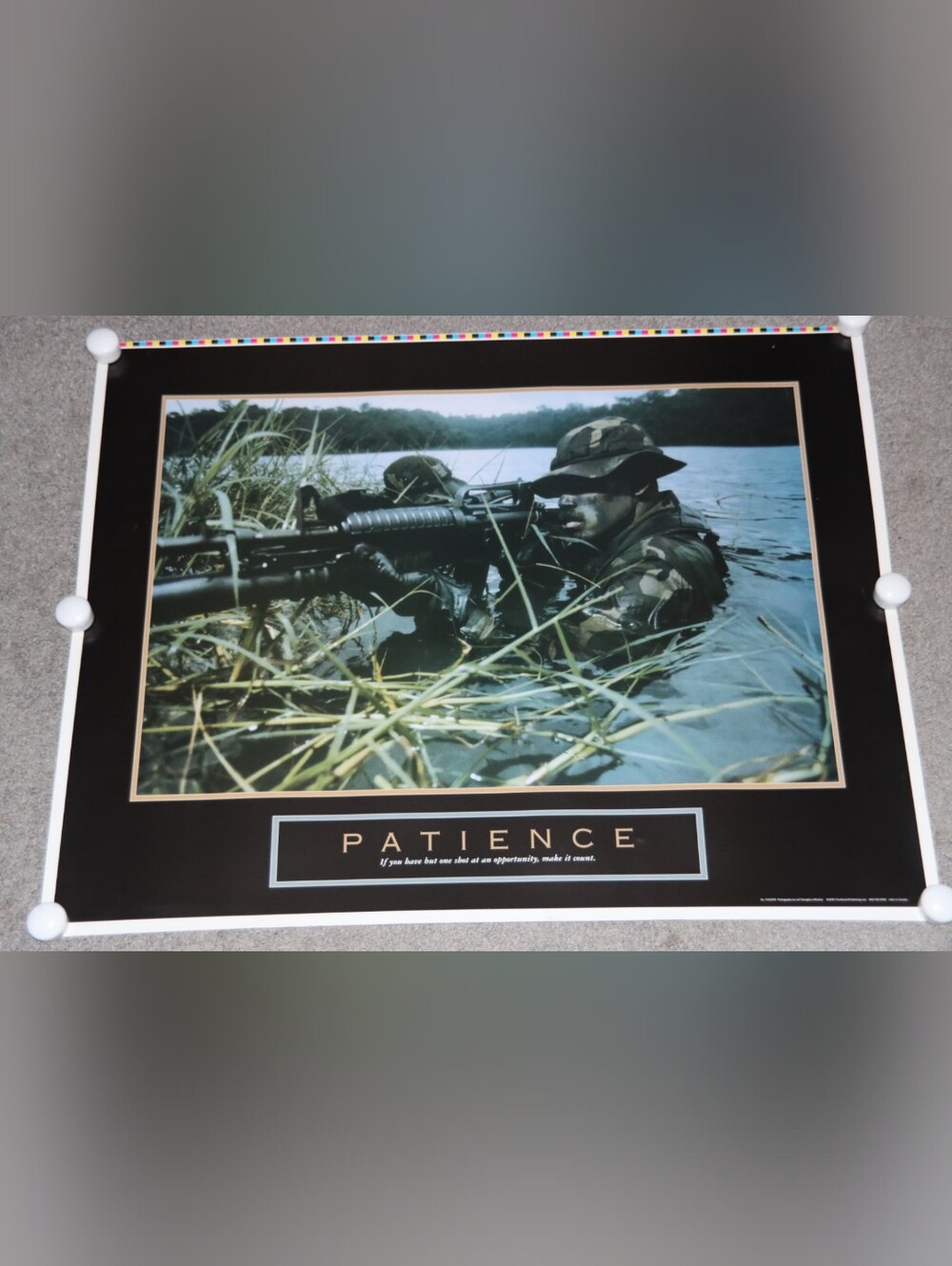 2 Military themed posters (29"×23") from the early 2000's
